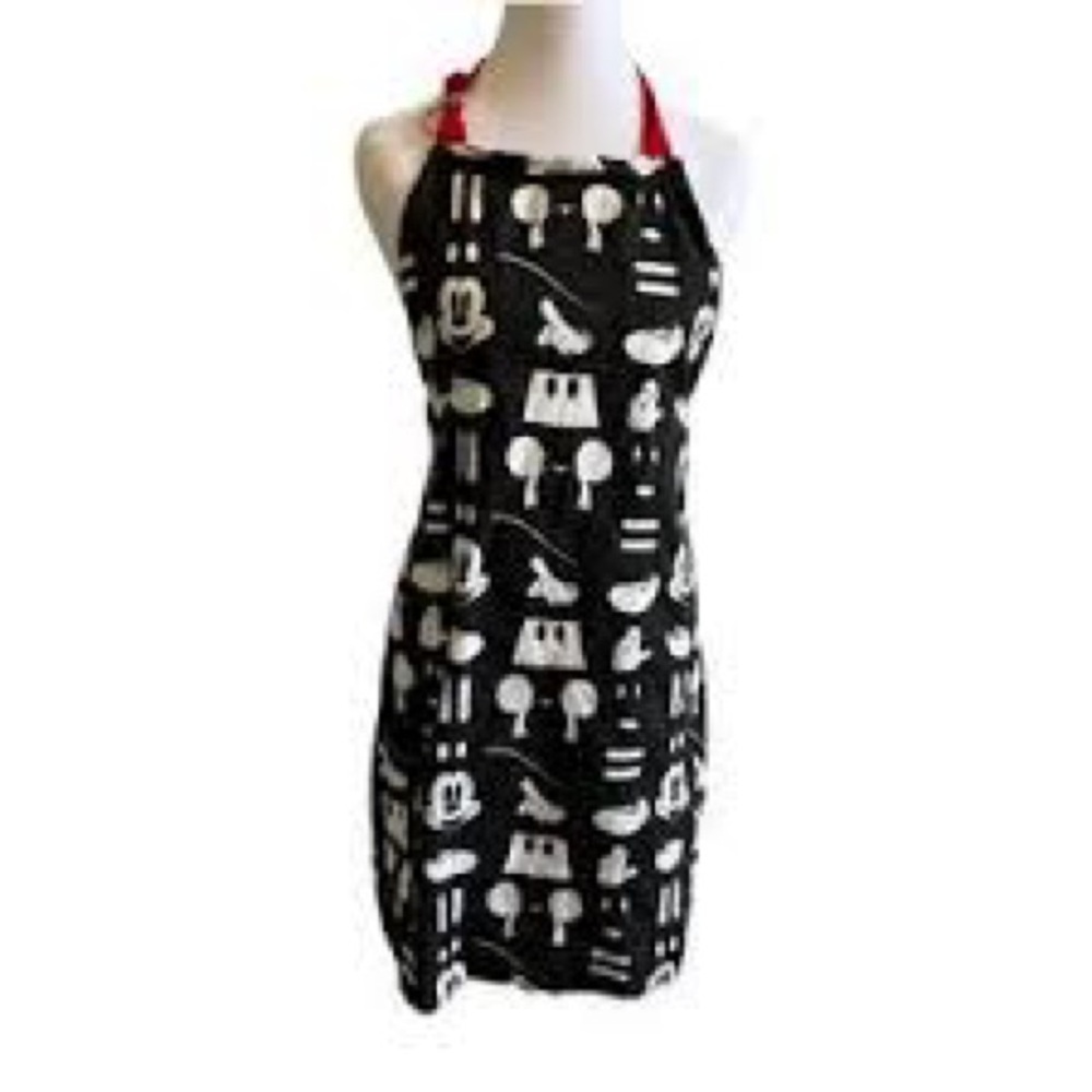 Disney Black and White Kitchen Apron